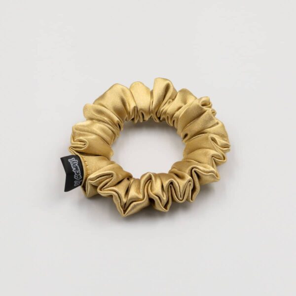 Scrunchie Gumička do vlasov Slim Goldie